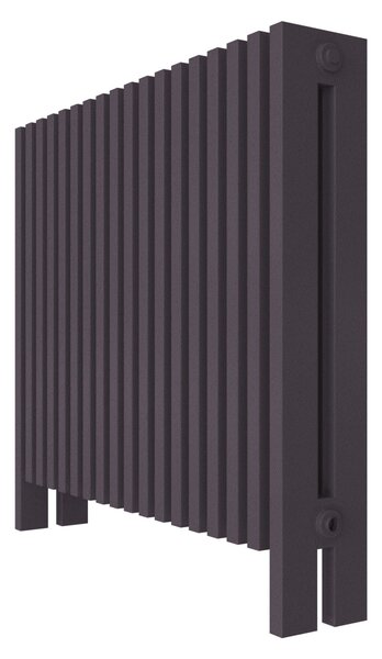 Calorifer decorativ colorat 900/800 mm VESTA (include kit de instalare)-RAL 4007 TEXT