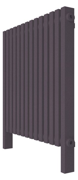 Calorifer decorativ colorat 700/800 mm VESTA UNO (include kit de instalare)-RAL 4007 TEXT
