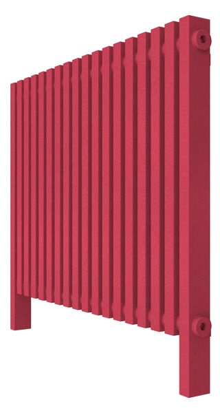 Calorifer decorativ colorat 900/800 mm VESTA UNO (include kit de instalare)-RAL 3018 TEXT