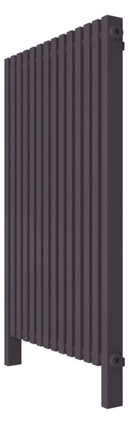Calorifer decorativ colorat 700/1200 mm VESTA UNO (include kit de instalare)-RAL 4007 TEXT