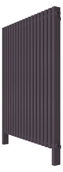 Calorifer decorativ colorat 900/1200 mm VESTA UNO (include kit de instalare)-RAL 4007 TEXT