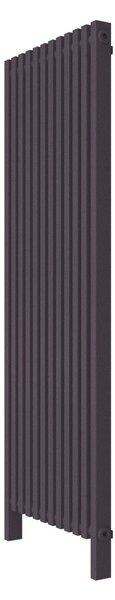 Calorifer decorativ colorat 600/1800 mm VESTA UNO (include kit de instalare)-RAL 4007 TEXT