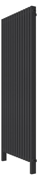 Calorifer decorativ colorat 700/1800 mm VESTA UNO (include kit de instalare)-RAL 9005 MAT