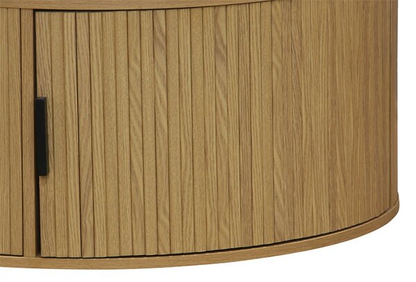 Masuta de cafea Scandi MDF culoare lemn natural D80x35.5cm