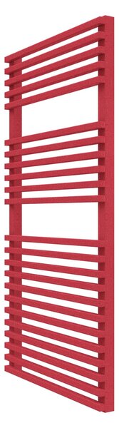 Calorifer baie portprosop decorativ colorat 600/1200 mm BREAK Q (include kit de instalare)-RAL 3018 TEXT