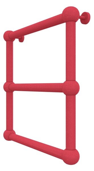 Calorifer baie portprosop decorativ colorat 480/480 mm EMPIRE E48 (include kit de instalare)-RAL 3018 TEXT