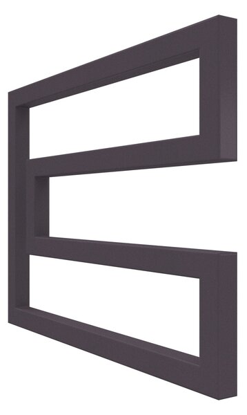 Calorifer baie portprosop decorativ colorat 580/450 mm SERA (include kit de instalare)-RAL 4007 TEXT