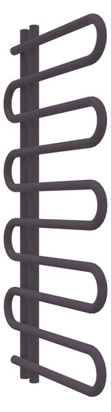 Calorifer baie portprosop decorativ colorat 500/1000 mm RIVER (include kit de instalare)-RAL 4007 TEXT