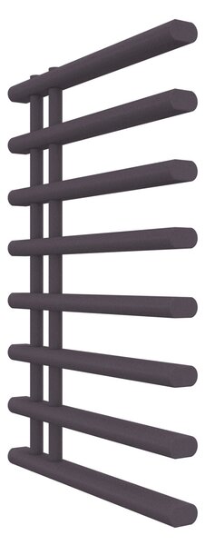 Calorifer baie portprosop decorativ colorat 500/736 mm LINX (include kit de instalare)-RAL 4007 TEXT