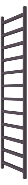 Calorifer baie portprosop decorativ colorat 500/1800 mm UPPER (include kit de instalare)-RAL 4007 TEXT