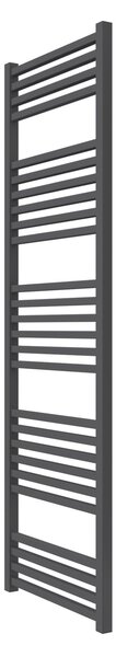 Calorifer baie portprosop decorativ colorat 500/1550 mm QUEBIS (include kit de instalare)-RAL 9005 MAT