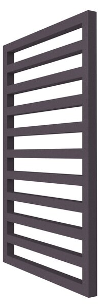Calorifer baie portprosop decorativ colorat 500/780 mm UPPER QUADRO (include kit de instalare)-RAL 4007 TEXT