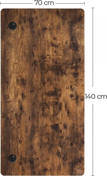 Blat birou reglabil, Songmics, Maro, 140×70×1.8 cm
