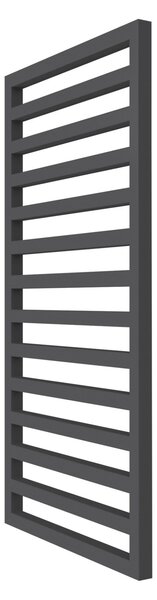 Calorifer baie portprosop decorativ colorat 500/1005 mm UPPER QUADRO (include kit de instalare)-RAL 9005 MAT
