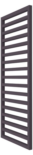 Calorifer baie portprosop decorativ colorat 500/1230 mm UPPER QUADRO (include kit de instalare)-RAL 4007 TEXT