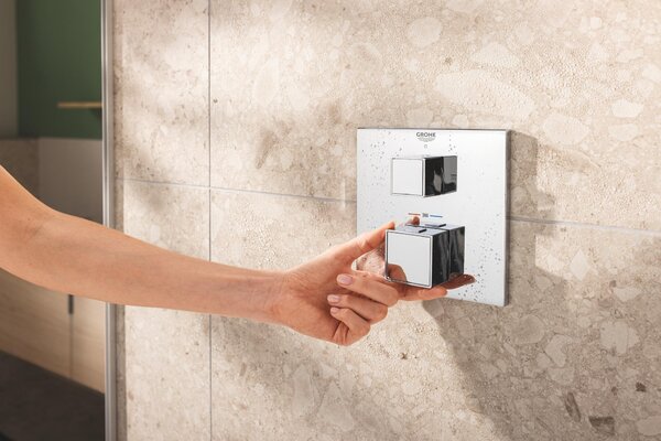 Grohe Precision Cube set de duș ascuns cu termostat cu duș de ploaie crom 34879000