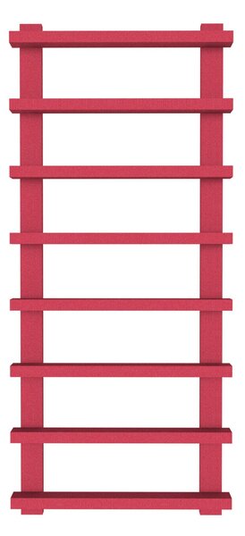 Calorifer baie portprosop decorativ colorat 600/1360 RICO (include kit de instalare)-RAL 3018 TEXT