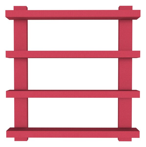 Calorifer baie portprosop decorativ colorat 600/640 mm RICO (include kit de instalare)-RAL 3018 TEXT
