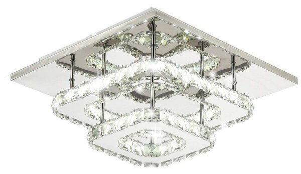 Plafoniera din cristal Plafond LED 24W Square APP410-C