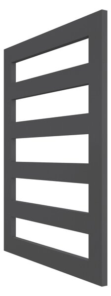 Calorifer baie portprosop decorativ colorat 600/780 mm KAZAR (include kit de instalare)-RAL 9005 MAT