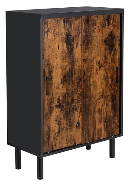 Pantofar, Vasagle, Negru, 70x35x100 cm