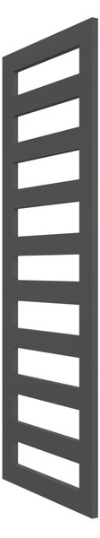 Calorifer baie portprosop decorativ colorat 500/1320 mm KAZAR (include kit de instalare)-RAL 9005 MAT