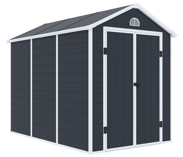 Casă de scule din plastic Bergen 1,9 x 2,8 m CoverTech antracit