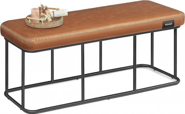 Bancuta intrare hol, Vasagle, Caramel, 120x40x45 cm