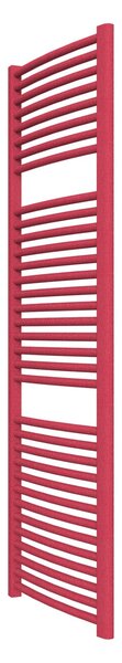 Calorifer baie portprosop colorat 500/1500 mm ROUND N (include kit de instalare)-RAL 3018 TEXT-1.500 mm
