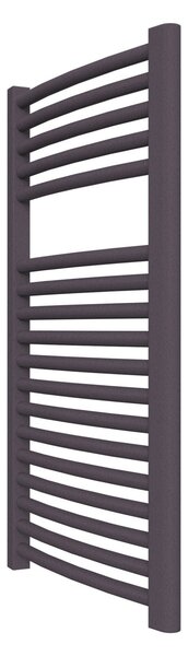 Calorifer baie portprosop colorat 450/800 mm ROUND N (include kit de instalare)-RAL 4007 TEXT