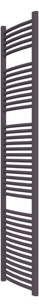 Calorifer baie portprosop colorat 450/1800 mm ROUND N (include kit de instalare)-RAL 4007 TEXT