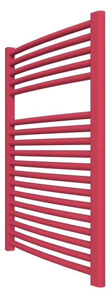 Calorifer baie portprosop colorat 600/800 mm ROUND N (include kit de instalare)-RAL 3018 TEXT