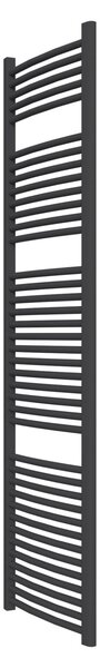 Calorifer baie portprosop colorat 500/1800 mm ROUND N (include kit de instalare)-RAL 9005 MAT