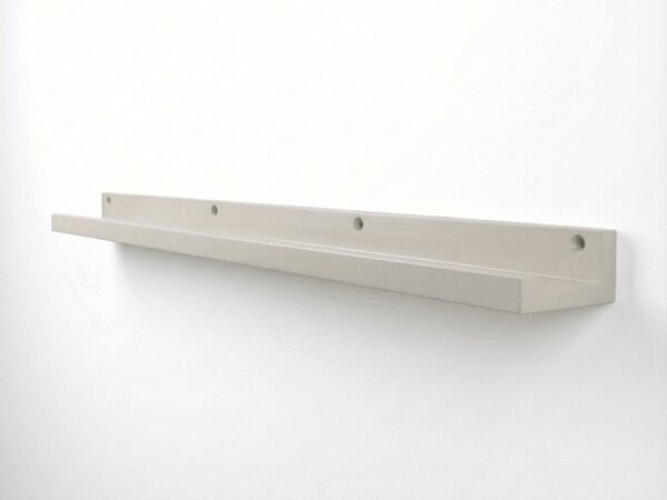Polita de perete pentru tablouri FOTOPLANK 120 cm, crem