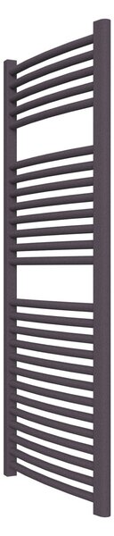 Calorifer baie portprosop colorat 500/1200 mm ROUND N (include kit de instalare)-RAL 4007 TEXT