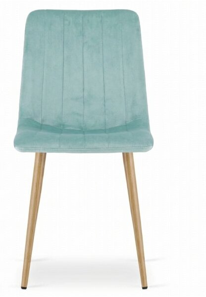 Scaun catifelat mentolat LAVA AQUA MINT
