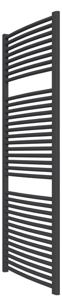 Calorifer baie portprosop colorat 600/1500 mm ROUND N (include kit de instalare)-RAL 9005 MAT