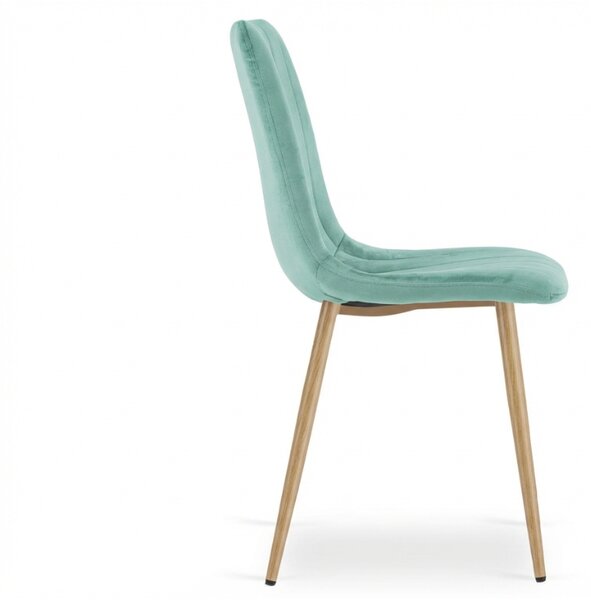 Scaun catifelat mentolat LAVA AQUA MINT