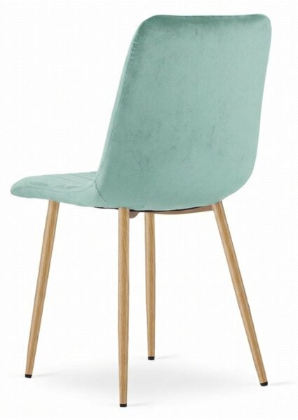 Scaun catifelat mentolat LAVA AQUA MINT