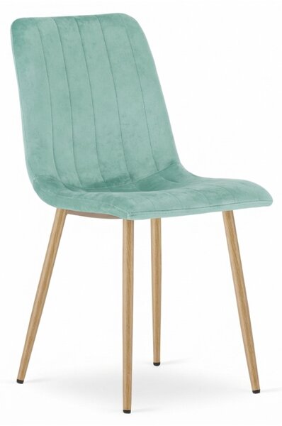 Scaun catifelat mentolat LAVA AQUA MINT