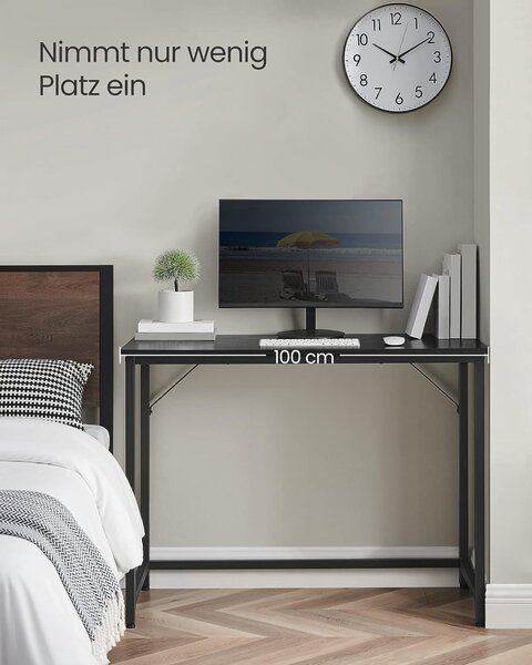 Birou, Vasagle, Negru, 100x50x75 cm