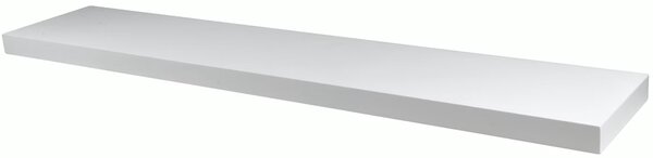 OFERTA Polita de perete SHELORA 120x23,5 cm, alba Calitatea II