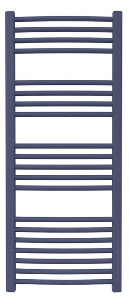Calorifer baie portprosop colorat 500/1200 mm CELSIUS ROUND (include kit de instalare)-Soft Textured Sapphire Blue - RAL 5003 SOFT TEXT