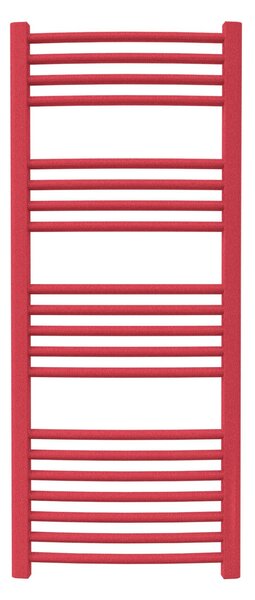 Calorifer baie portprosop colorat 500/1200 mm CELSIUS ROUND (include kit de instalare)-Textured Strawberry Red - RAL 3018 TEXT