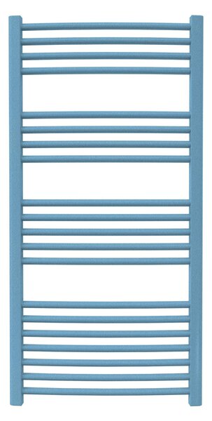Calorifer baie portprosop colorat 600/1200 mm CELSIUS ROUND (include kit de instalare)-Pastel Blue - RAL 5024