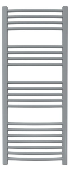 Calorifer baie portprosop colorat 500/1200 mm CELSIUS ROUND (include kit de instalare)-Grey - RAL 7046