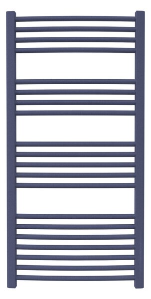 Calorifer baie portprosop colorat 600/1200 mm CELSIUS ROUND (include kit de instalare)-Soft Textured Sapphire Blue - RAL 5003 SOFT TEXT