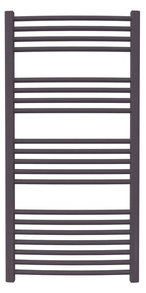 Calorifer baie portprosop colorat 600/1200 mm CELSIUS ROUND (include kit de instalare)-Textured Lilac - RAL 4007 TEXT