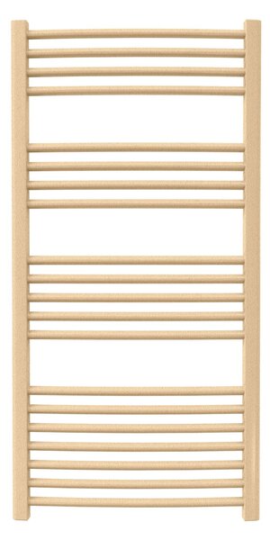 Calorifer baie portprosop colorat 600/1200 mm CELSIUS ROUND (include kit de instalare)-Textured Beige - RAL 1001 TEXT