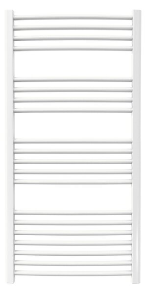 Calorifer baie portprosop colorat 600/1200 mm CELSIUS ROUND (include kit de instalare)-Mat White - RAL 9010 MAT
